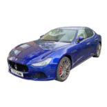 A Maserati Ghibli V6 Auto Petrol, Registration LT17 KMM, first registered 27/3/2017, mileage 4,