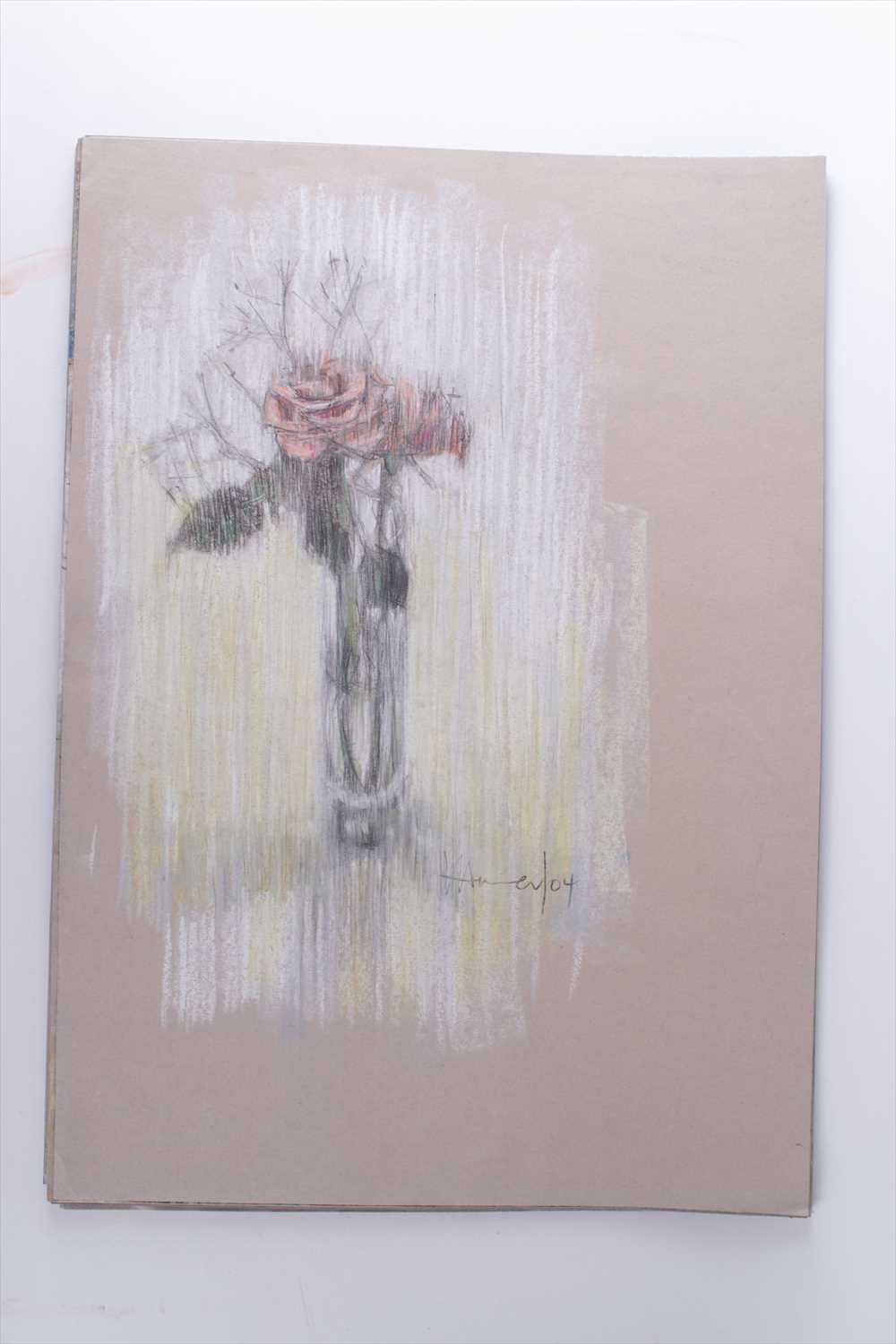 Val Hamer (20th-21st century) Britisha collection of still life and floral studies, pastel on paper, - Image 4 of 20