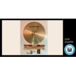 A 17” Dark Crash Cymbal by Exodus (World Class Cymbals), together with Vic Firth Mallets, Hot