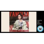 The studio album Famillia vinyl LP cover signed and donated by the artist Sophie Ellis-Bextor. Note: