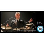 Three pairs of drum lessons with Gary O'Toole. Improve your playing and bid for THREE pairs of