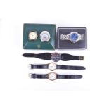 A vintage Rolex wristwatch presentation boxtogether with a silver cased gents Swiss wristwatch,