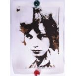 Gered Mankowitz ( born1946), an Artist Proof print of Mick Jagger (Rolling Stones, the image 76 cm x