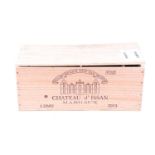 A cased Chateau D'Issan Margaux 2013, double magnum (300ml), cased.