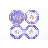 A Hermes Porcelaine Limoges octagonal plate, "Marqueterie" de Pierres d'Orient et d'Occident mark to