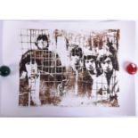 Gered Mankowitz ( born1946), an Artist Proof print of the Rolling Stones, 'Caged, Or...' the image