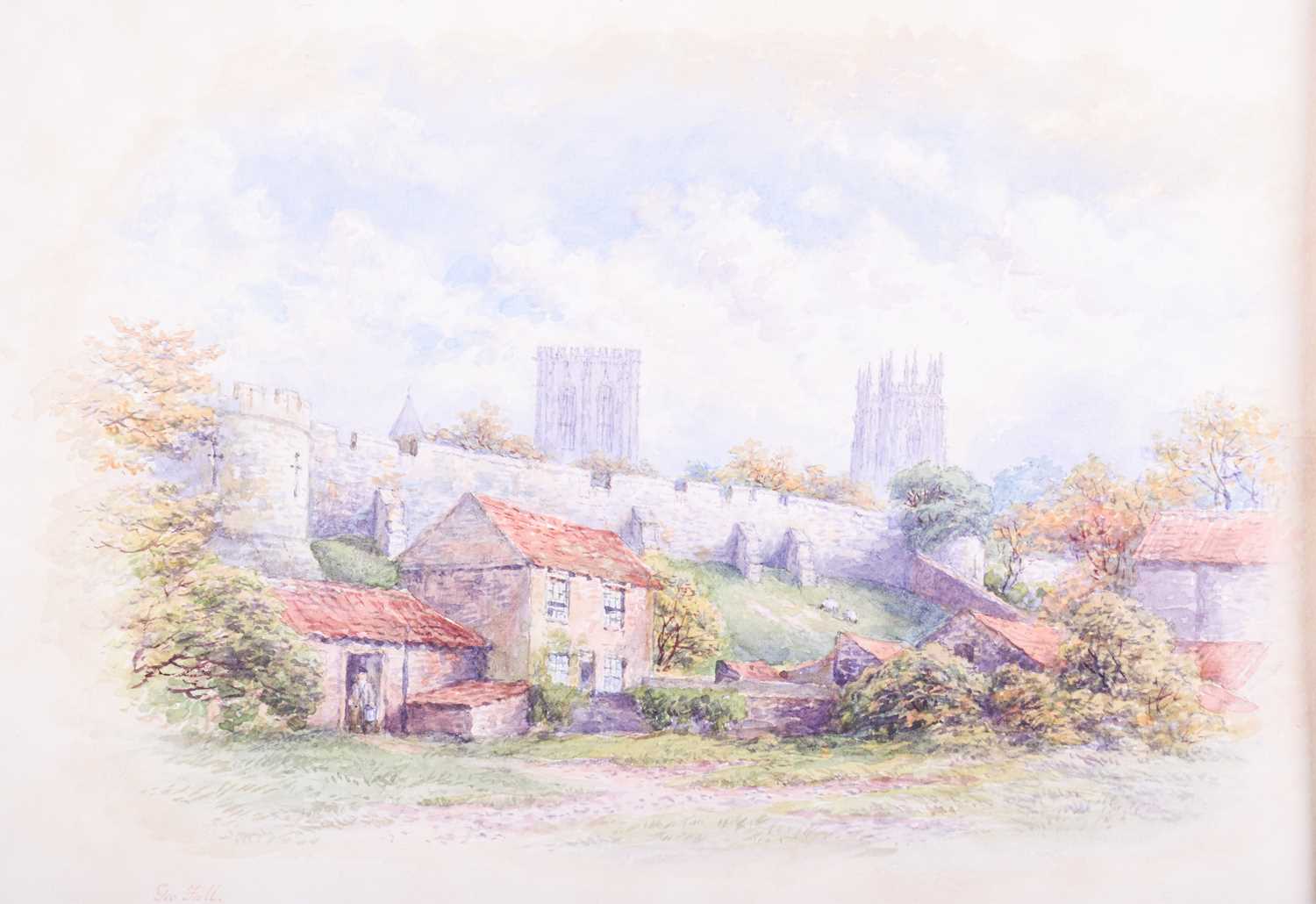 George Fall (British, 1848 - 1925), six views of York, comprising St Marys Abbey, Fishergate - Image 10 of 12