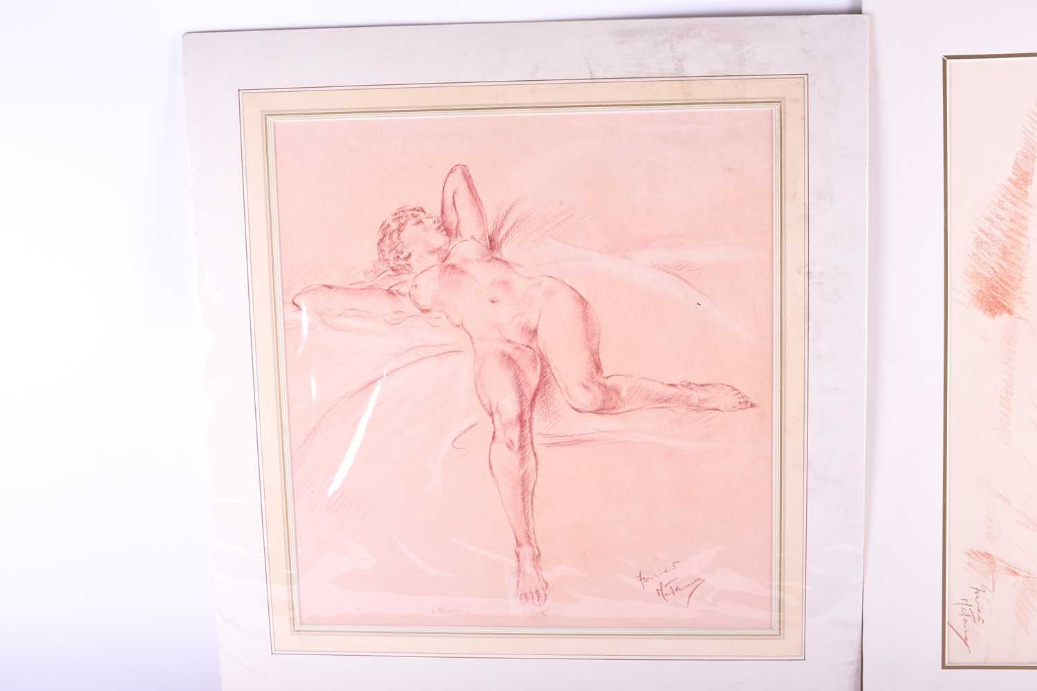 Franco Matania (1922-2006) Italian/British, a group of eight pastel sketches and portraits of nude - Image 5 of 12