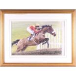 Franco Matania (1922-2006) Italian/British, a group of three horseracing related pictures of '