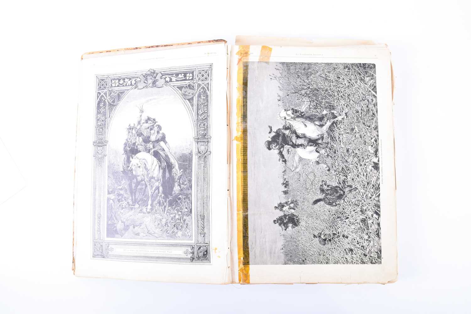 'Ilustración Artística', a finely leather-bound volume of several copies of the Spanish art - Image 5 of 8