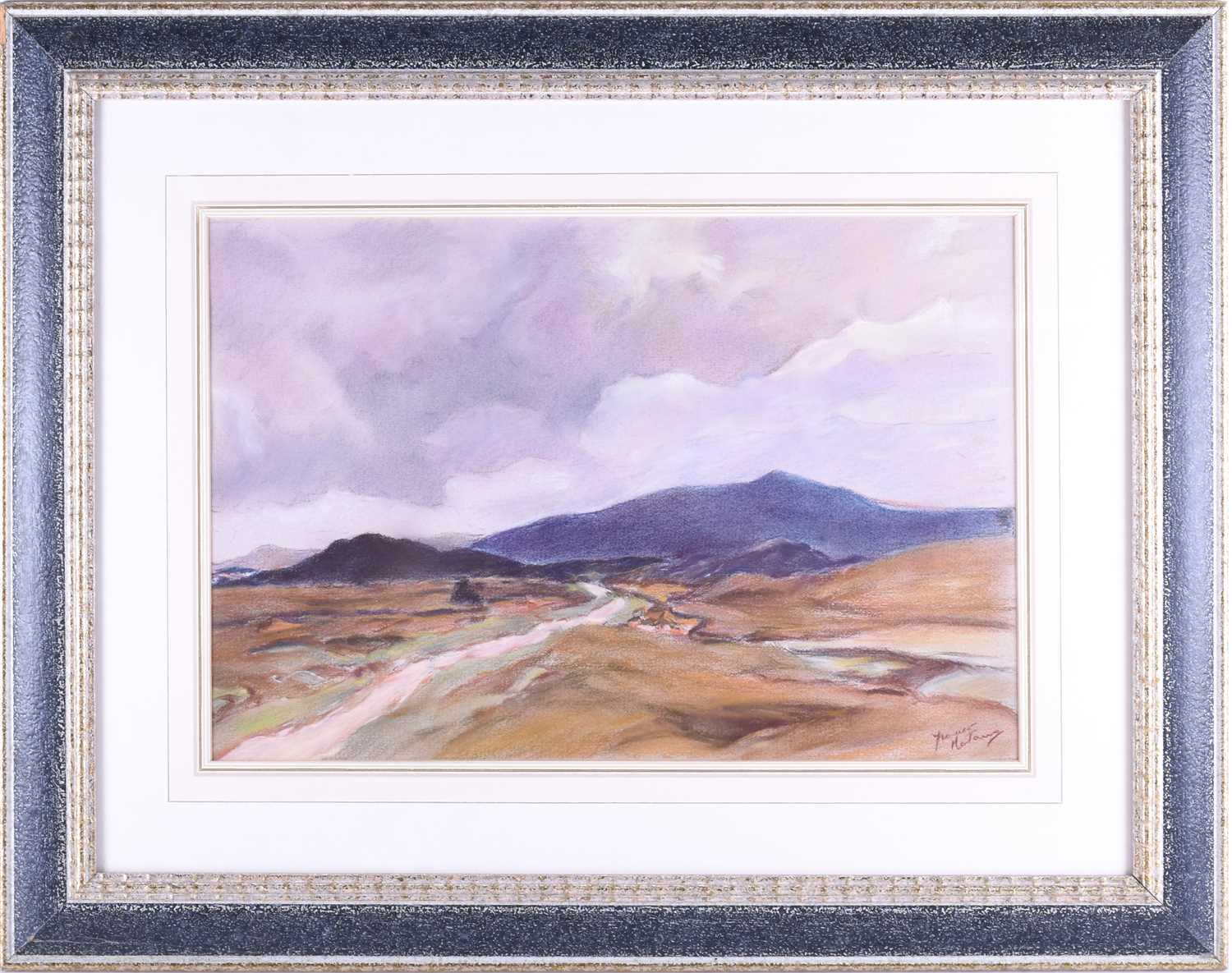 Franco Matania (1922-2006) Italian/British, a Scottish highland watercolour scene, a mountain pastel - Image 11 of 11