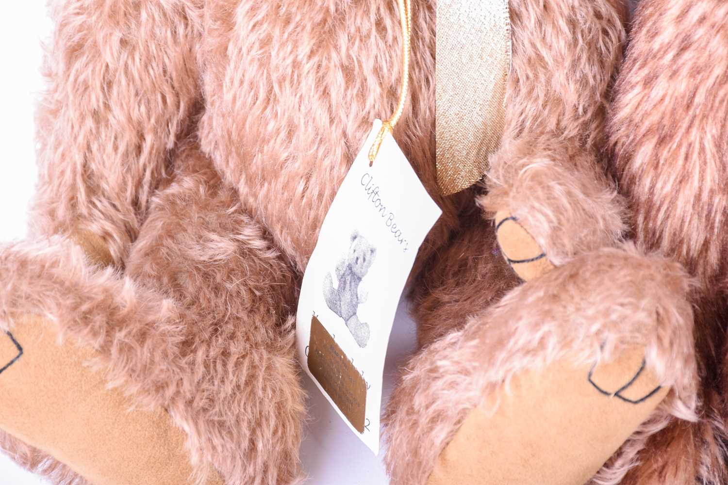 A large Diana Taylor 'Fair Bears' teddy bear, an Accents on Bears teddy named 'Alexandra', a - Image 2 of 5