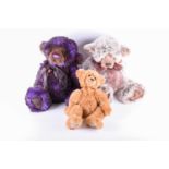 Three Charlie Bear teddy bears, comprising limited edition William IV, numbered 1622 of 4000, (CB