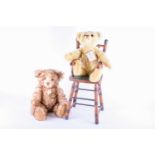 Two modern Steiff collector's bears comprising, a limited edition of 5000 brown flecked 1926 Replica