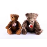 Two limited edition Hermann Original growling 'Teddy' bears, named Jonathan, numbered 226 and