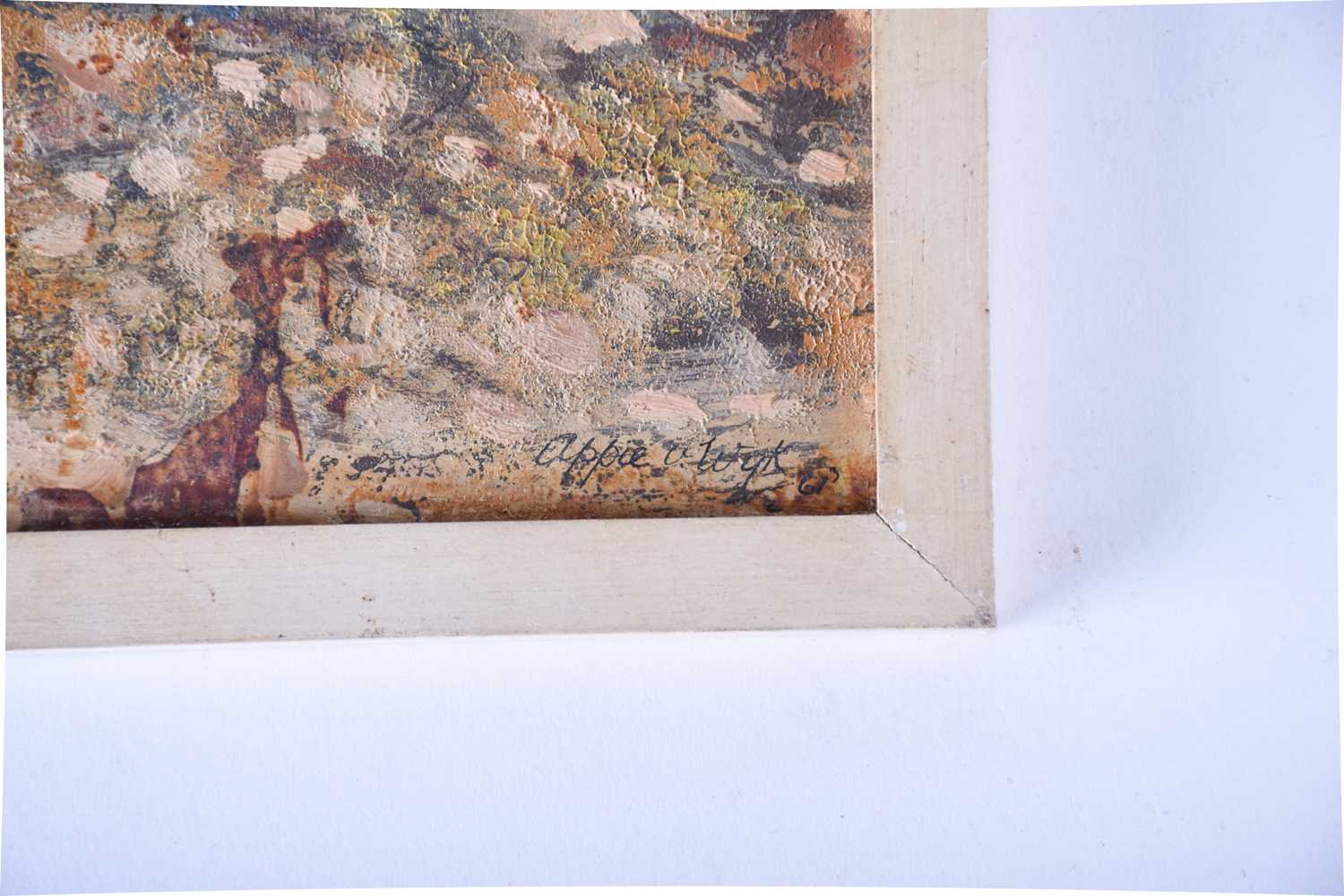 Appie Van Wyk (20th century), two oils on board, depicting figures in landscapes, signed and - Image 2 of 4