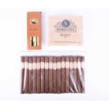 A quantity of Cuban cigars and others to include sixteen Hoyo de Monterrey Double Corona, a sealed