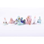 A group of six Herend Porcelain animals, to include a hare, ducks and others.Qty: 6Condition report: