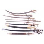 A Swiss cavalry troopers sword, the ricasso struck 'Waffenfabrik Neuhausen' and numbered 7134 07,