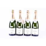 Four bottles of 1997 Nicolas Feuillatte Grand Cru champagne, 75cl.
