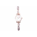 A ladies 9ct gold Eternamatic vintage wristwatch, with 9ct gold bracelet strap, 15.9g gross