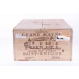 Chateau Grand Mayne Grand Cru Classe Saint-Emilion 1995, twelve bottles 75cl bottles, owc.