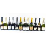 Twelve bottles of assorted champagne, 2 x Arlenoble 2008, 2 x Guy Charbaut 2005, 2 x Pierre Paillard