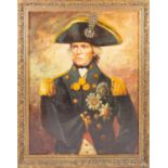 Maciek Piotrowski (1907-1992), a portrait of Vice-Admiral Horatio Nelson, acrylic on board,