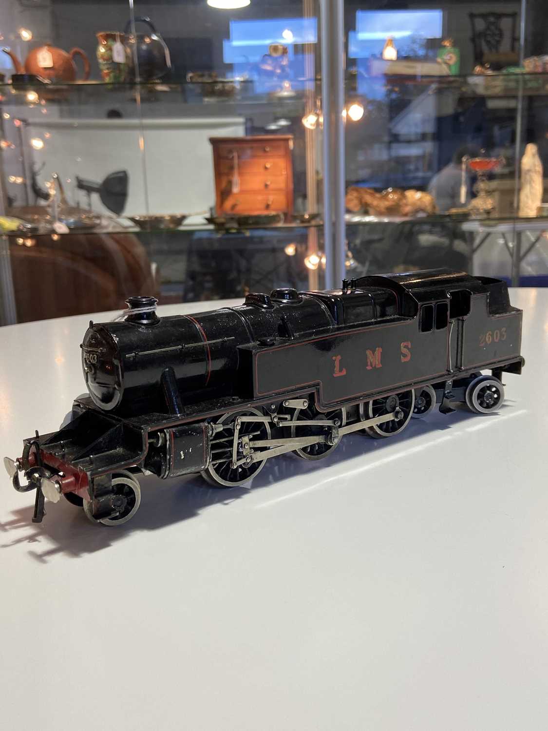 A Bassett-Lowke O gauge 2-6-4 electric locomotive, 2603 LMS black livery, together with a Basset- - Image 8 of 15