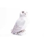 A large Royal Copenhagen figure of a White Snow Owl, numbered 467, 22 cm high.Condition report: