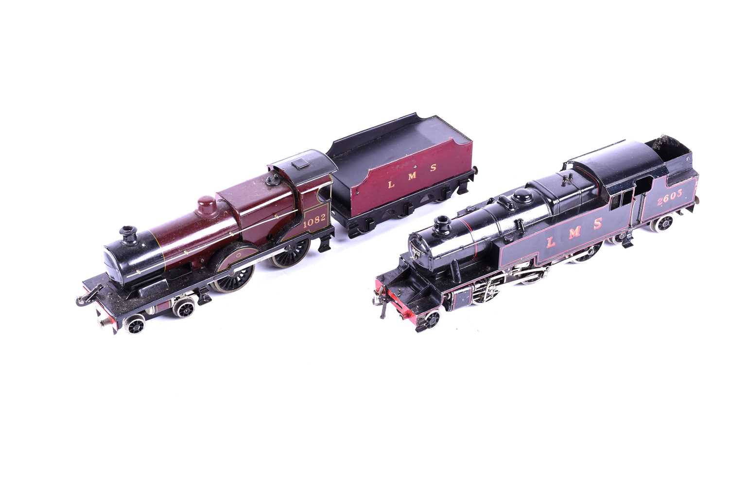 A Bassett-Lowke O gauge 2-6-4 electric locomotive, 2603 LMS black livery, together with a Basset- - Image 2 of 15