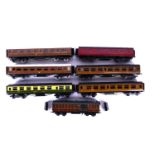 A Basset-Lowke tinplate Royal Mail TPO Coach, together with assorted Exley and similar 0 Gauge