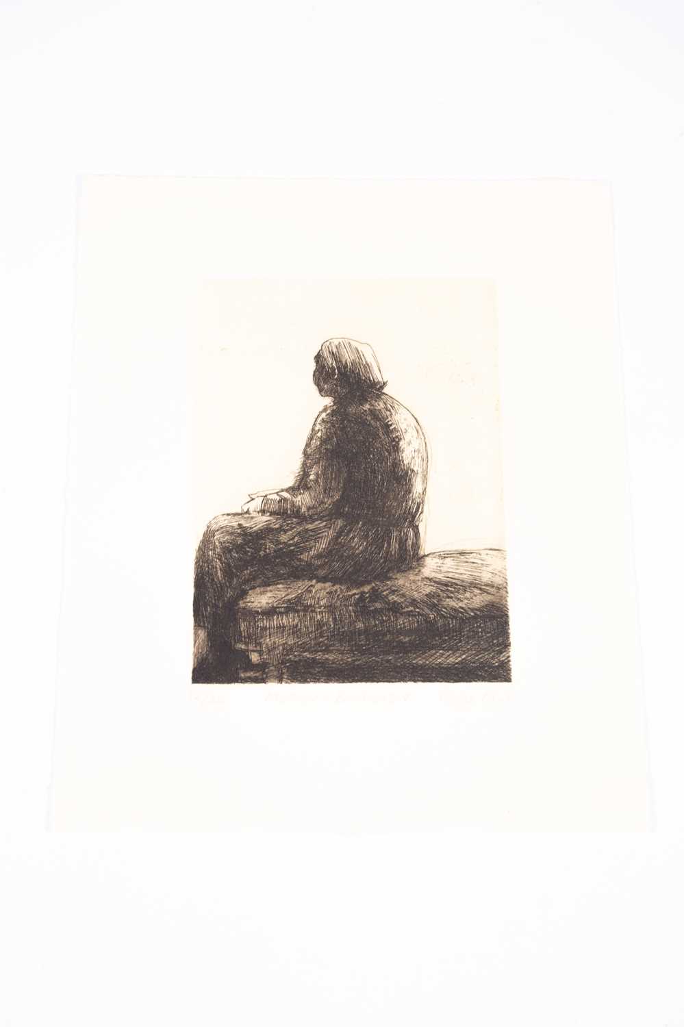 Celia Paul (b.1959), 'Mother - Backview', a limited edition etching, signed, titled and numbered