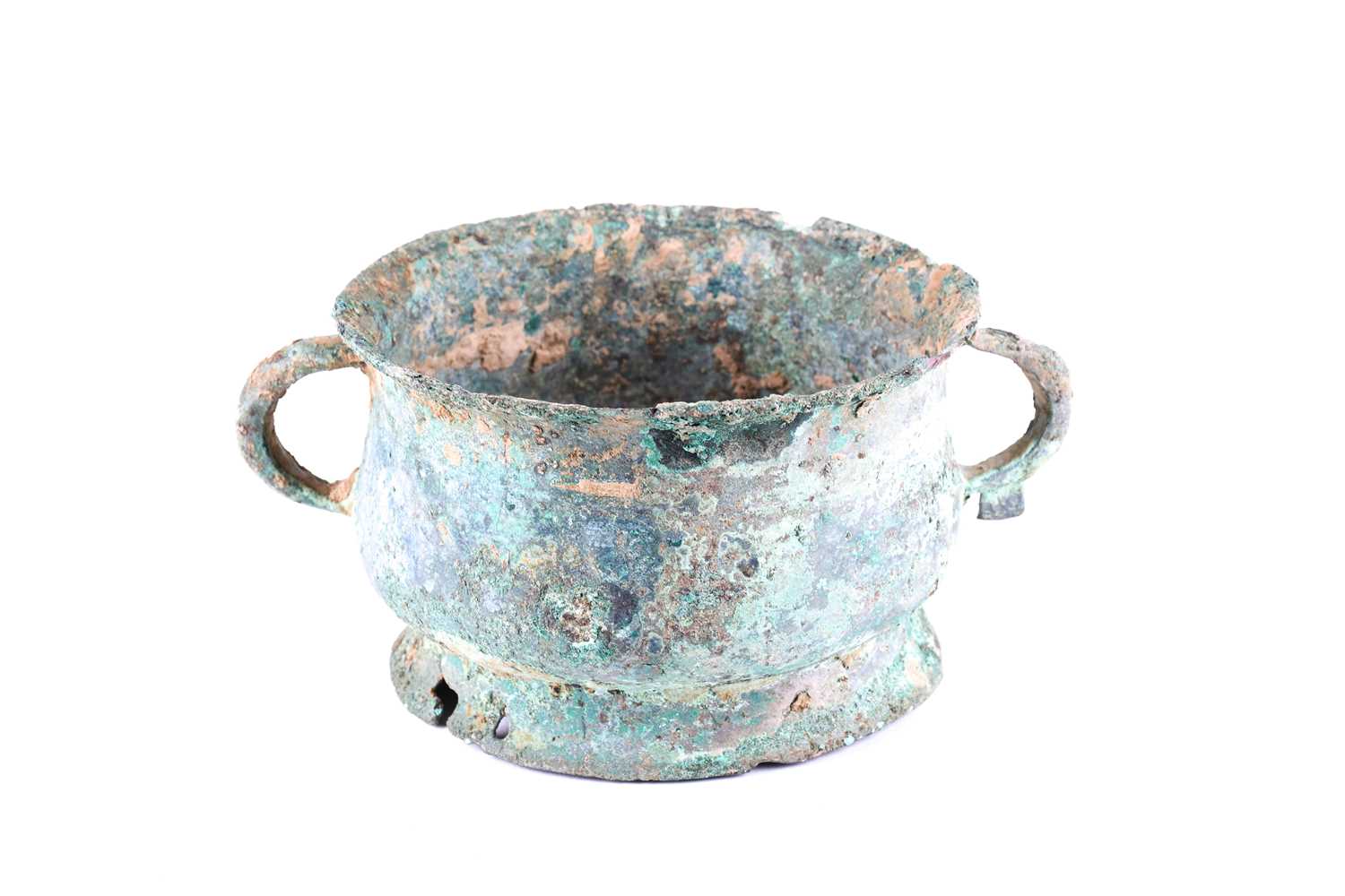 A Chinese Bronze Gui, late Western Zhou (1050BC- 770BC), 中国， 青铜簋一件，西周晚期（1050BC- 770BC） with