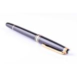A Montblanc Meisterstuck 75 Years of Passion ballpoint pen, with gilt metal mounts. Serial number