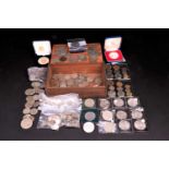 A quantity of loose pre 1947 and pre 1919 silver content coins, comprising pre 1919, 5 Victorian