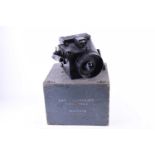 A mid-20th century Williamson F117A Mk.1 aircraft camera, in fitted wooden case, numbered 14A/
