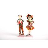 Royal Doulton Pearly Boy & Pearly Girl, HN2035 & HN 2036, 14cmCondition report: No obvious faults.