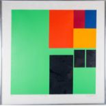 Paul Huxley (born 1938) British, ' No.8', screenprint in colours on paper, 1973, signed, titled,