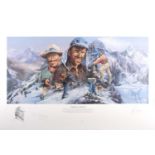 Sir Edmund Hillary (1919-2008), a limited edition signed print, after the original work by Craig