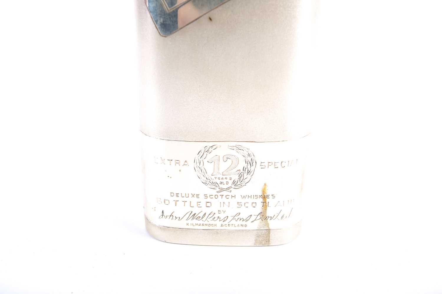 A novelty silver 'Johnnie Walker' whisky decanter, marked 'ST SILVER' to base, engraved labels, - Image 8 of 9