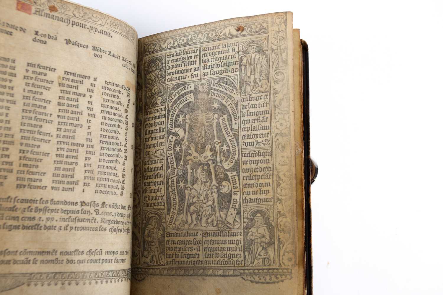 An early sixteenth-century book of hours with related title page inscribed, 'Livre d'eglise - Image 4 of 8