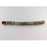 A Handmade Painted Blessing Stick using natural mineral paints. Dimensions (approx.): 31cm long x
