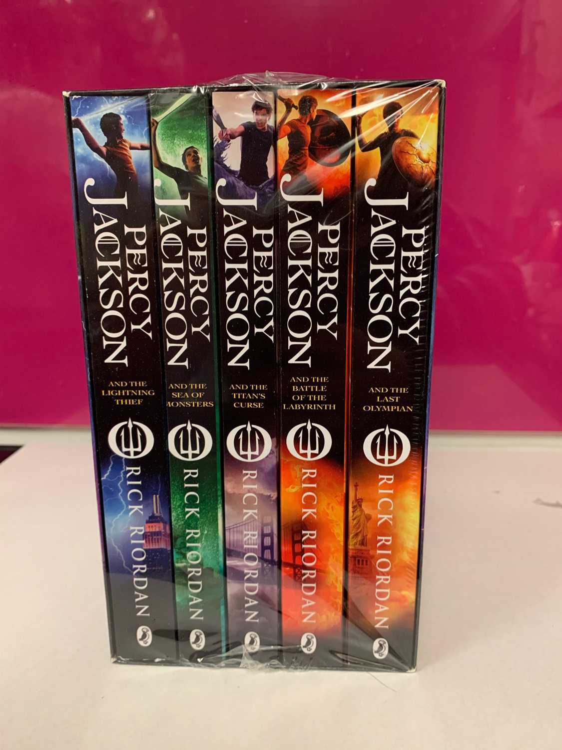 Percy Jackson & The Olympians by Rick Riordan 5 Children Books Collection Box Set (The Lightning