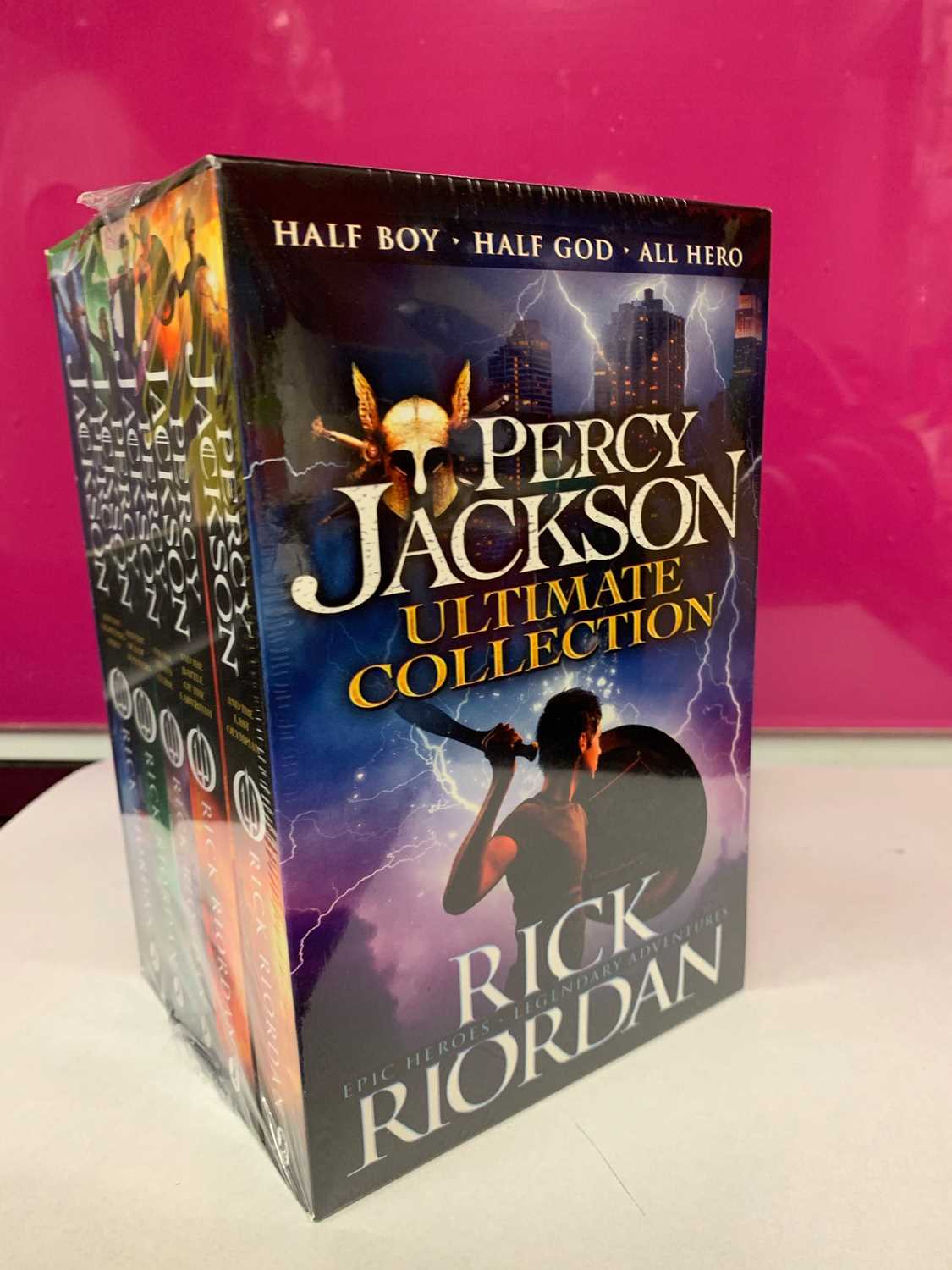 Percy Jackson & The Olympians by Rick Riordan 5 Children Books Collection Box Set (The Lightning - Image 2 of 3