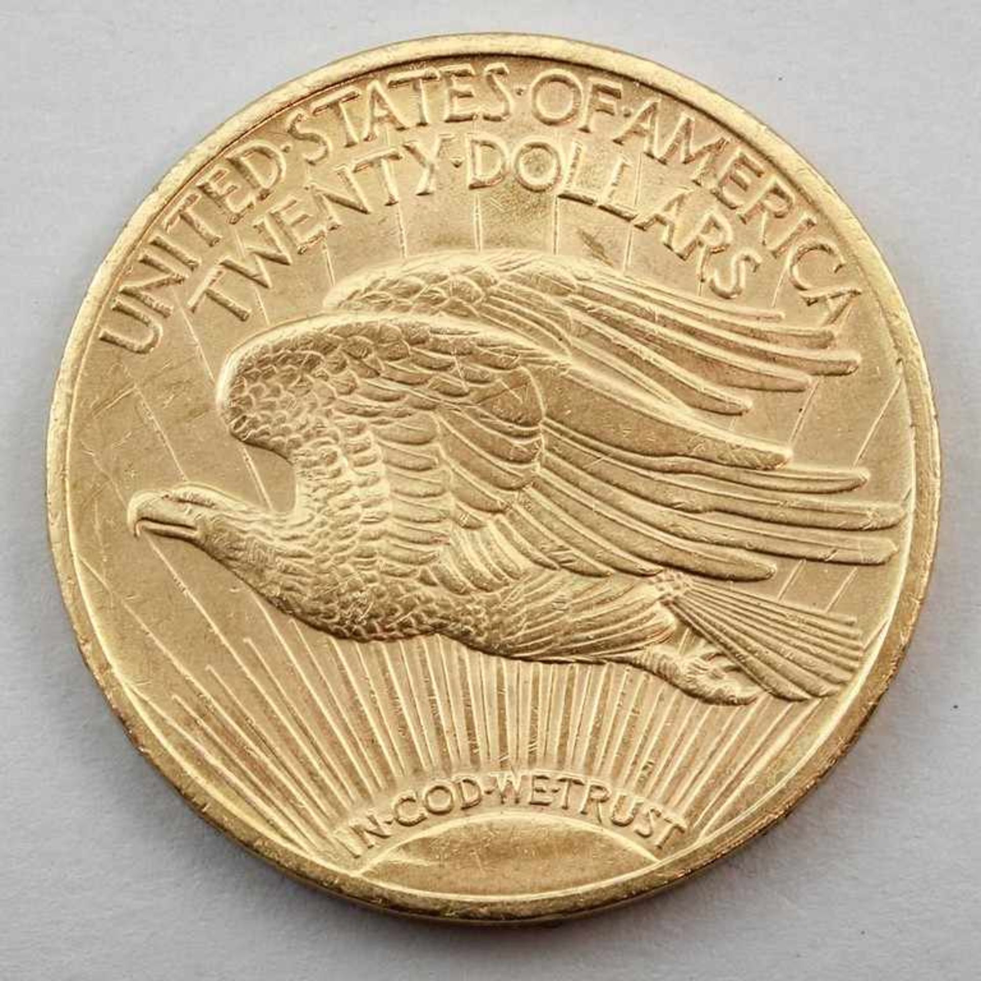 Goldmünze, USA 20 Dollar 1923 St. Gaudens.<