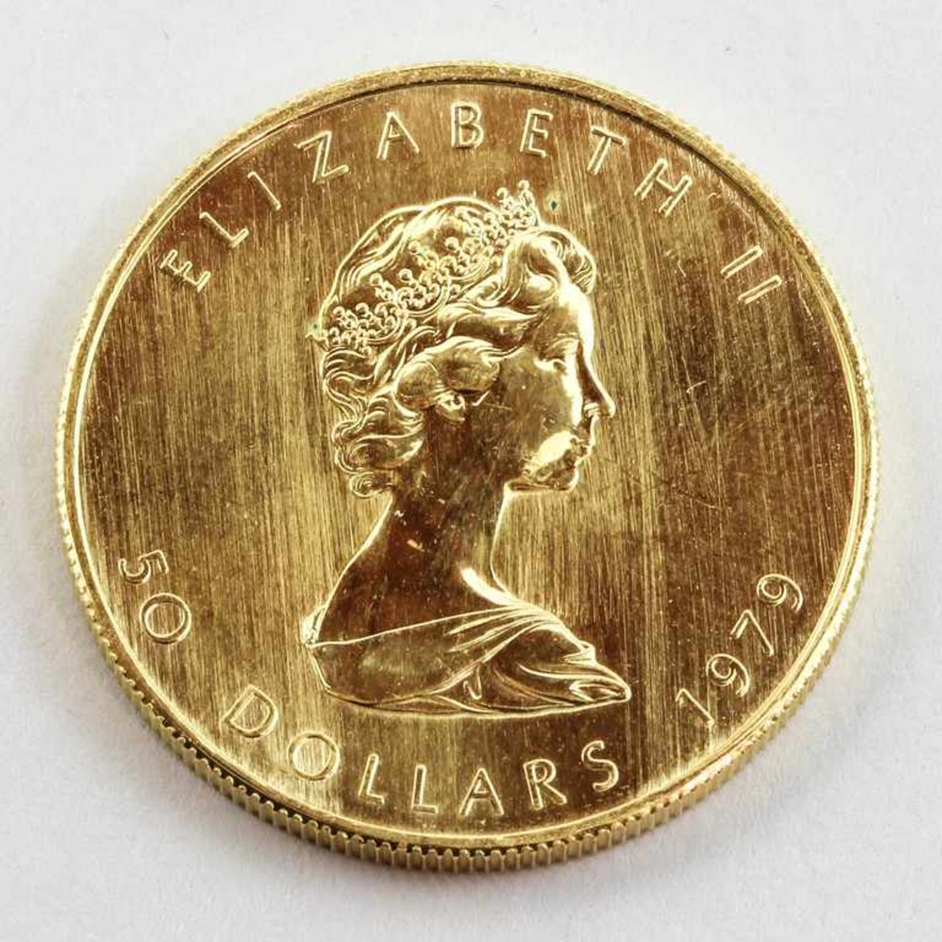 Kanada, Elisabeth II., 50 Dollar Maple Leaf, 1979.