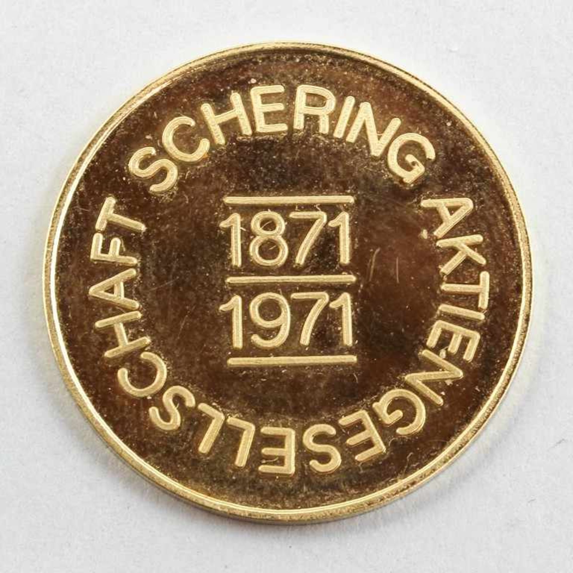 Gedenkmedaille "100 Jahre Schering". - Bild 2 aus 2