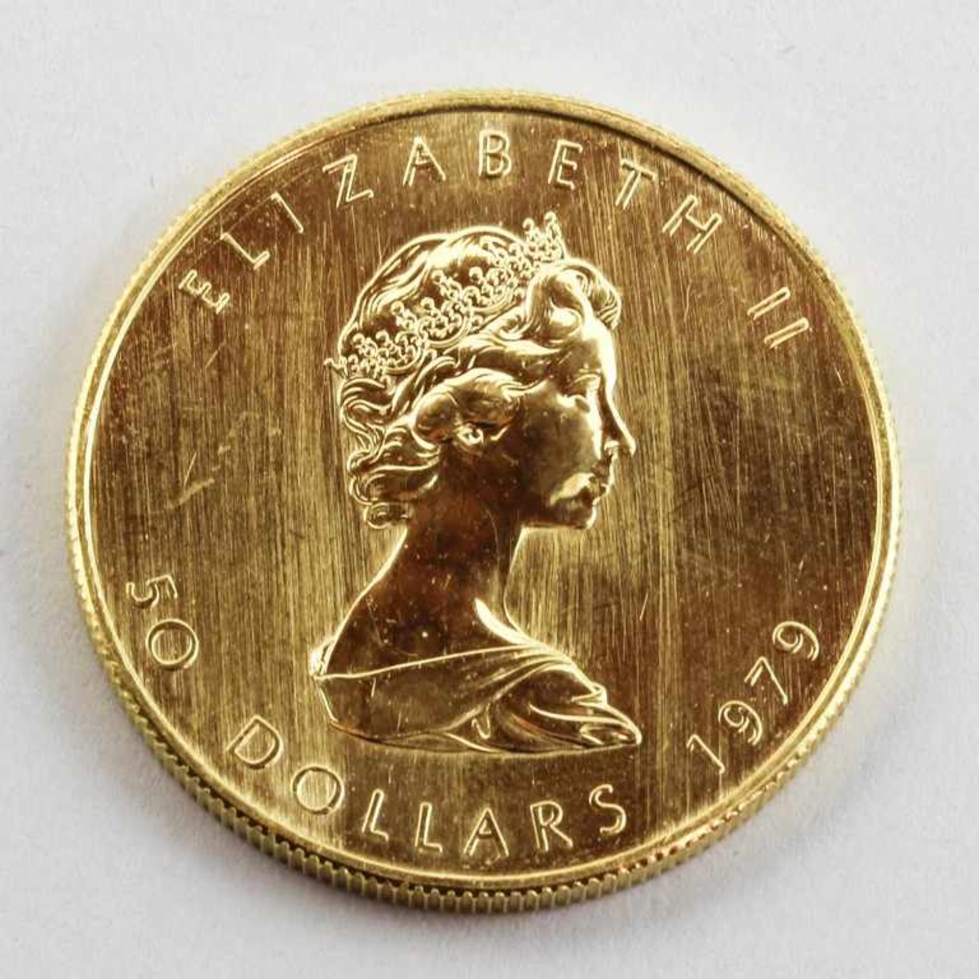 Kanada, Elisabeth II., 50 Dollar Maple Leaf, 1979.