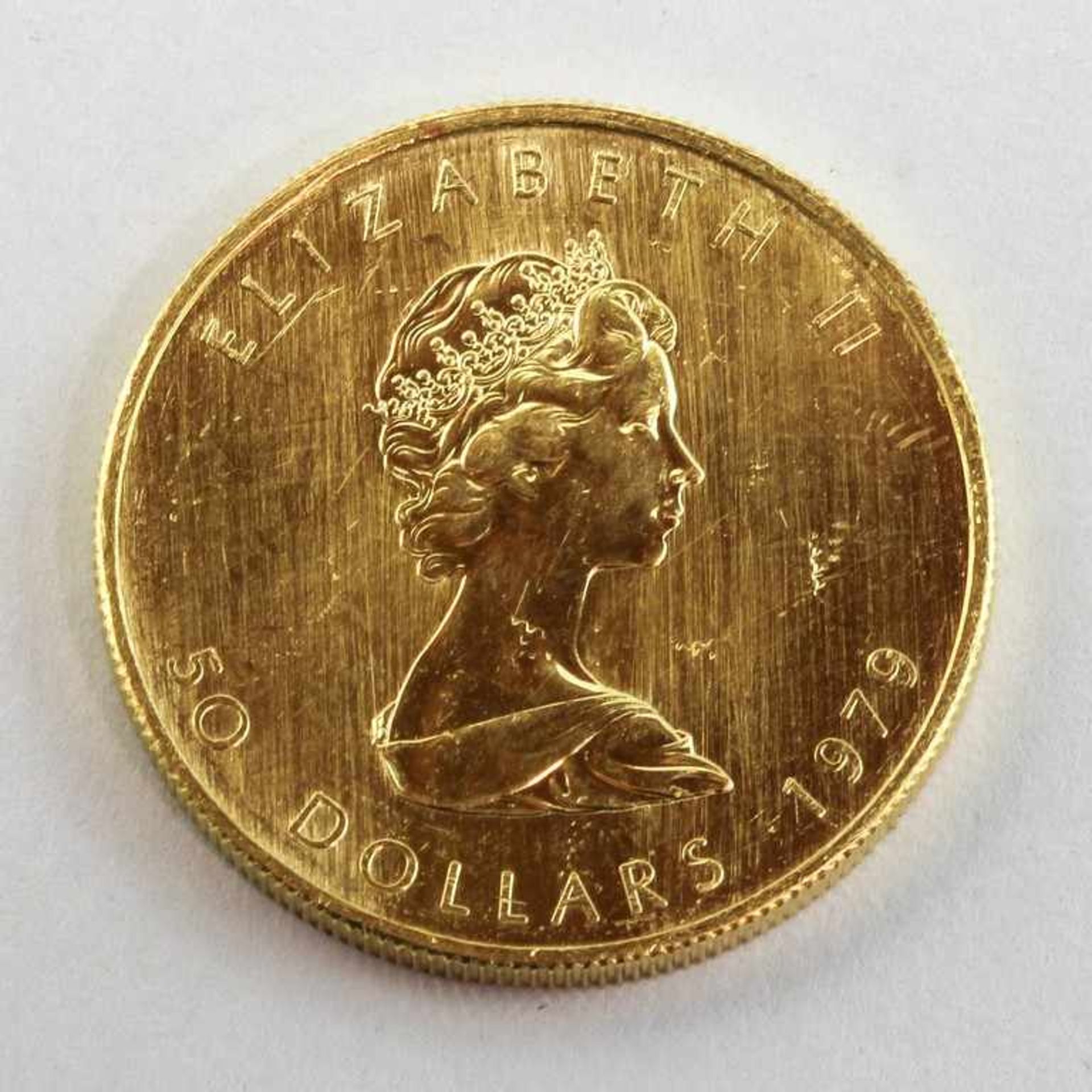 Kanada, Elisabeth II., 50 Dollar Maple Leaf, 1979.